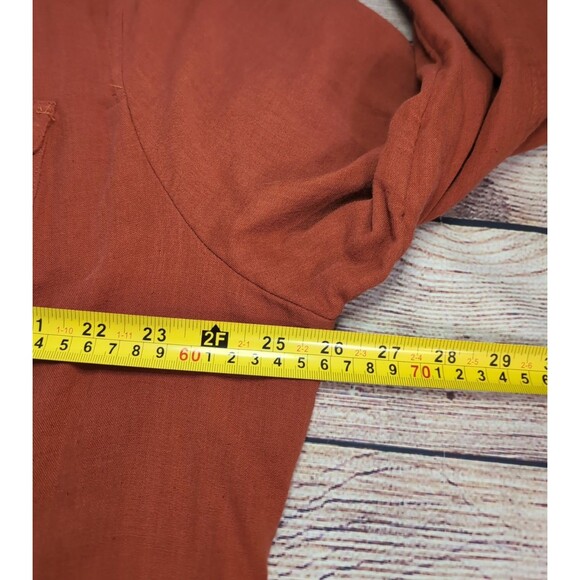 Torrid 3 Jacket Size 3X Orange Cotton Blend Unlined Moto Military Lightweight - Picture 7 of 16